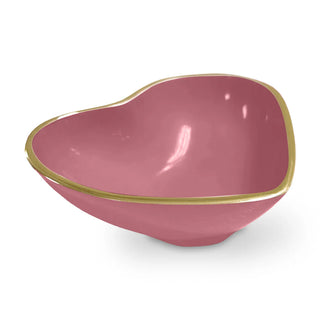 Beatriz Ball Encanto Deep Heart Mini Bowl Pink decorative enamel eco-friendly sustainable handmade