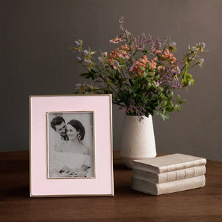 Beatriz Ball Encanto Jason 5x7" Frame, Camellia pink enamel aluminum alloy eco-friendly sustainable handmade