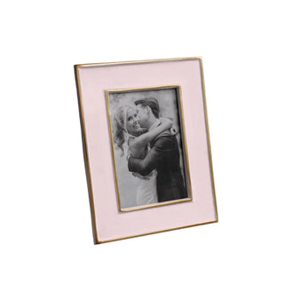 Beatriz Ball Encanto Jason 5x7" Frame, Camellia pink tarnish free aluminum alloy enamel