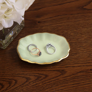 Beatriz Ball Encanto Ring Holder, Pistachio handmade enamel eco-friendly sustainable