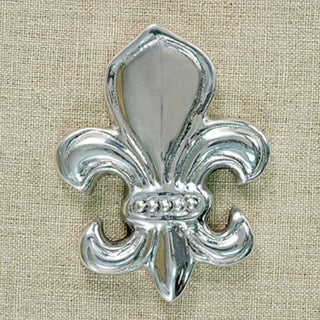 Beatriz Ball Fleur de Lis Napkin Weight FDA safe tarnish free aluminum alloy handmade