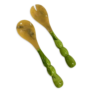 Beatriz Ball Rio Bubble Salad Servers Green BPA free