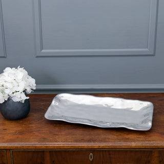 Beatriz Ball Soho Brooklyn Large Long Rectangular Tray handmade tarnish free aluminum alloy FDA safe 