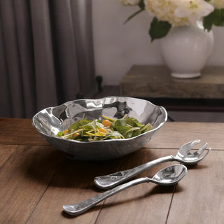 Beatriz Ball Soho Large Salad Servers aluminum alloy handmade