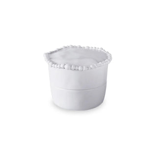 Beatriz Ball VIDA Alegria Stackable Salt-Pepper Cellar with Lid handmade luxury melamine BPA free PABA free dishwasher safe FDA food safe