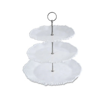 Beatriz Ball Vida Alegria Triple Tiered Serve luxury melamine handmade FDA food safe BPA free PABA free