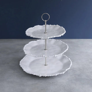 Beatriz Ball Vida Alegria Triple Tiered Server luxury melamine handmade BPA free PABA free eco-friendly sustainable