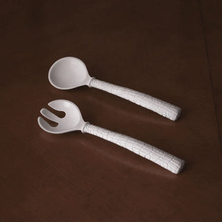 Beatriz Ball Vida Croc Salad Servers Handmade luxury melamine BPA free PABA free dishwasher safe FDA food safe