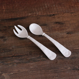 Beatriz Ball Vida Havana Large White Salad Servers