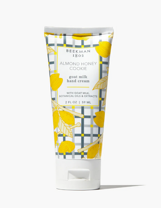 Beekman Almond Honey Cookie Hand Cream 2 oz. goat milk sensitive skin sulfate & paraben free