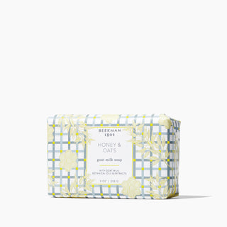 Beekman Honey & Oats Goat Milk Soap Bar sensitive skin sulfate & paraben free