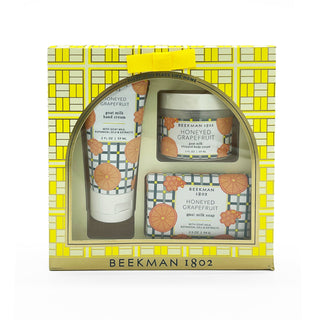 Beekman Honeyed Grapefruit Gift Set goat milk sensitive skin sulfate & paraben free