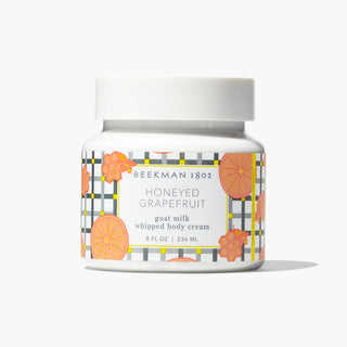 Beekman Honeyed Grapefruit Whipped Body Cream goat milk sensitive skin sulfate & paraben free