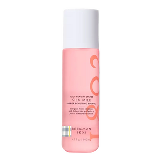 Beekman Juicy Peachy Lychee Silk Milk Barrier Boosting Body Oil