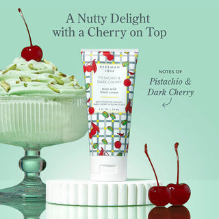 Beekman Pistachio Dark Cherry Hand Cream 2 oz.