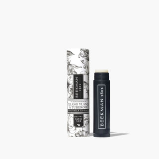 Beekman Ylang Ylang & Tuberose Lip Balm goat milk sensitive skin sulfate & paraben free