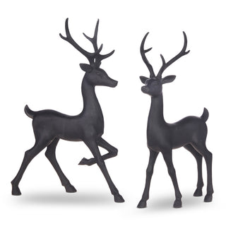 Black Deer Assorted resin reindeer