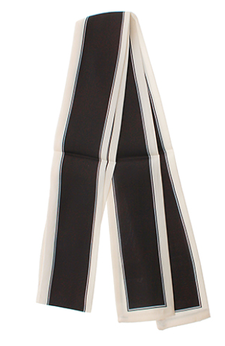 Black & Ivory Twilly Scarf