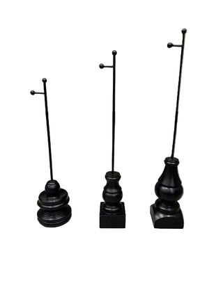 Black Mini Gallery Display Stands