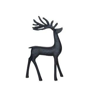 Black Resin Reindeer Christmas