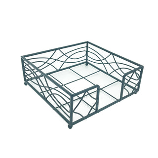 Black Wave Lunch Napkin Caddy