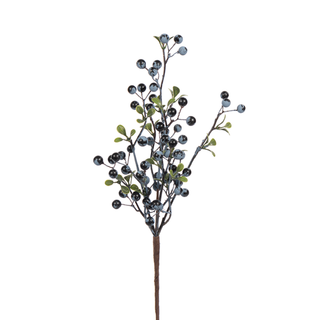 Blue Berry Pick with Leaves, Outdoor 15"