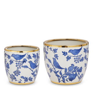 Blue Bird Cache Pot Assorted