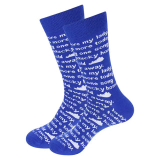 Blue Weep No More Socks