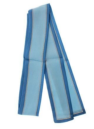 Blue on Blue Twilly Scarf