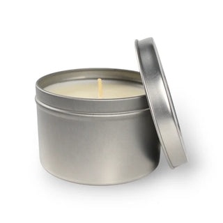 Bourbon Royalty Evageline travel tin with an open lid