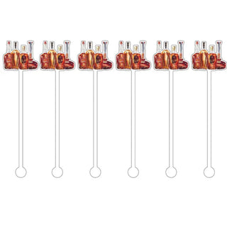 Bourbons of Kentucky V1 Cocktail Stick Stirrer - Set of 6