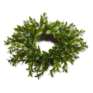 Boxwood Candle Ring 10"
