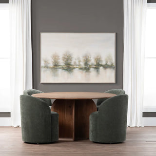 Braxton Dining Table light natural stain modern