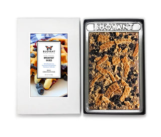 Breakfast in Bed Chocolate Barn blueberries stroopwaffle