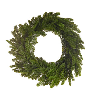 Bright Green Cedar Wreath 26"