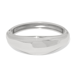 Brighton Cascade Lumina Hinged Bangle Silver plated sleek