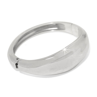 Brighton Cascade Lumina Hinged Bangle Silver plated