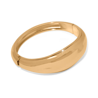 Brighton Cascade Lumina Hinged Bangle gold plated
