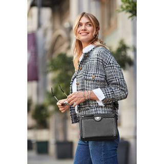Brighton Jordyn Cross Body Organizer in Black