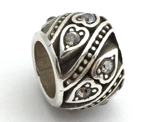 Brighton Mumtaz Heart Spacer Bead