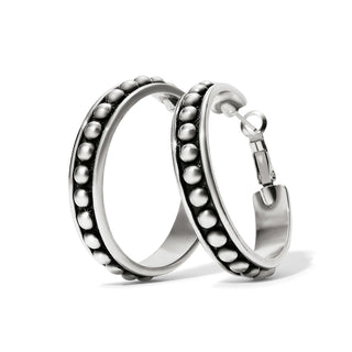 Brighton Pretty Tough Large Stud Hoop Earrings