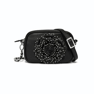 Brighton Rosie Beaded Camera Bag in Black/Silver