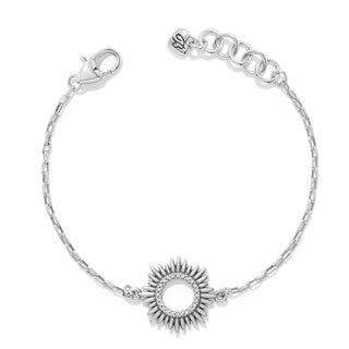 Brighton Solara Bracelet in Silver sunburst silver plate crystals