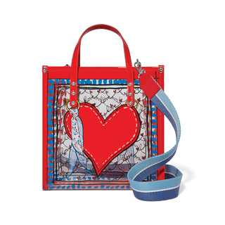 Brighton Striped Love GWP Vinyl Tote