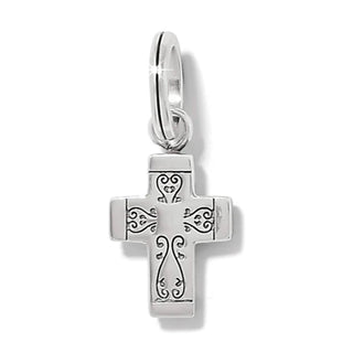 Brighton Venezia Cross Charm Silver & Gold