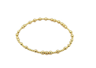 Brooke 14K Gold Filled Beaded Bracelet hypoallergenic nickel free waterproof tarnish free