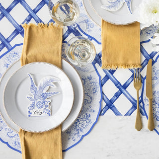 Hester & Cook Die-cut Blue Asiatic Pheasants Placemat