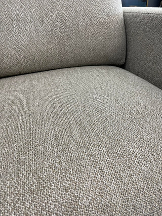 A close up of the fabric on the Burton James Habitat Chair