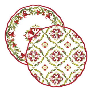 Le Cadeaux Vischio Scalloped Charger Placemats