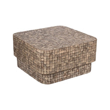 Load image into Gallery viewer, Samoa Square Coffee Table Coconut Shell
